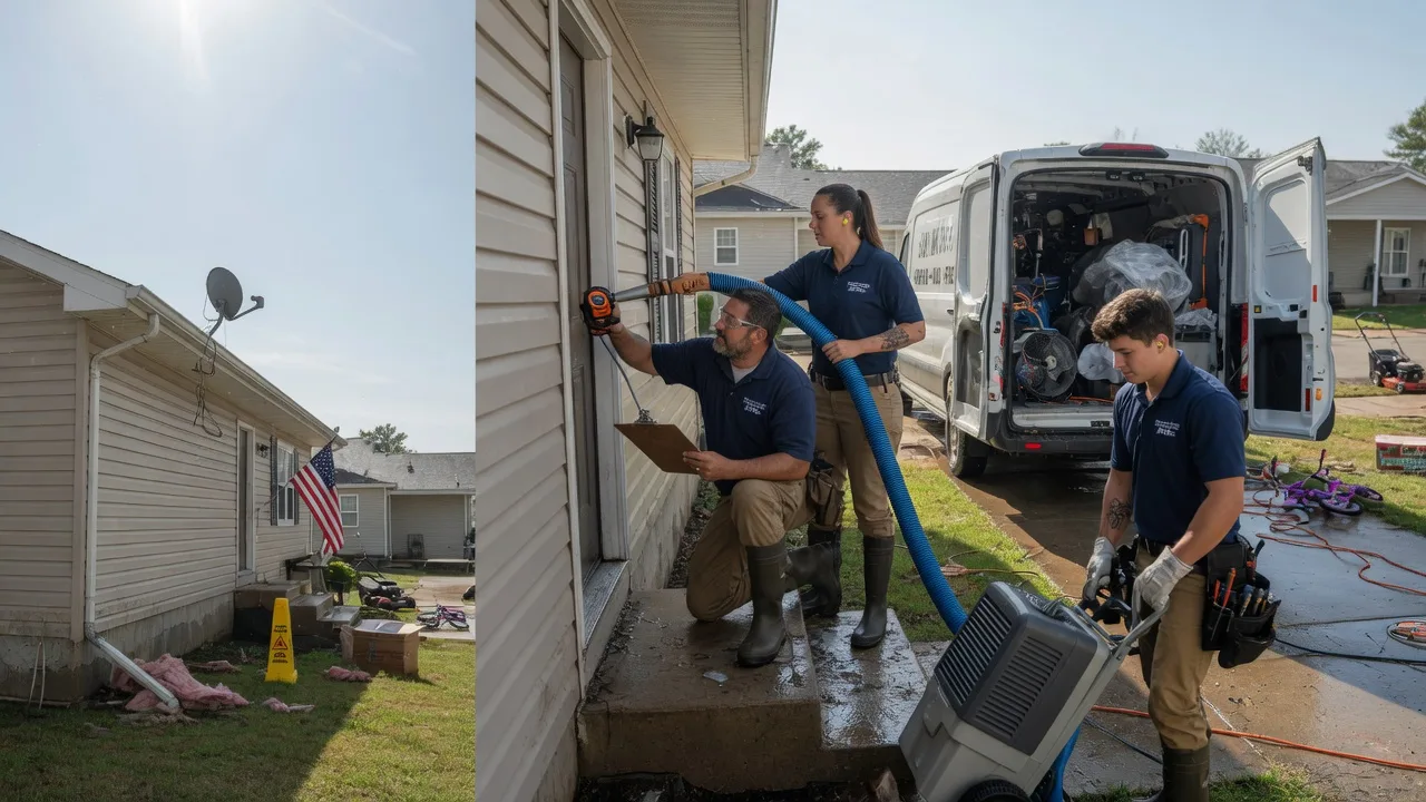 Ceiling Water Damage Restoration in Good Thunder, MN near me